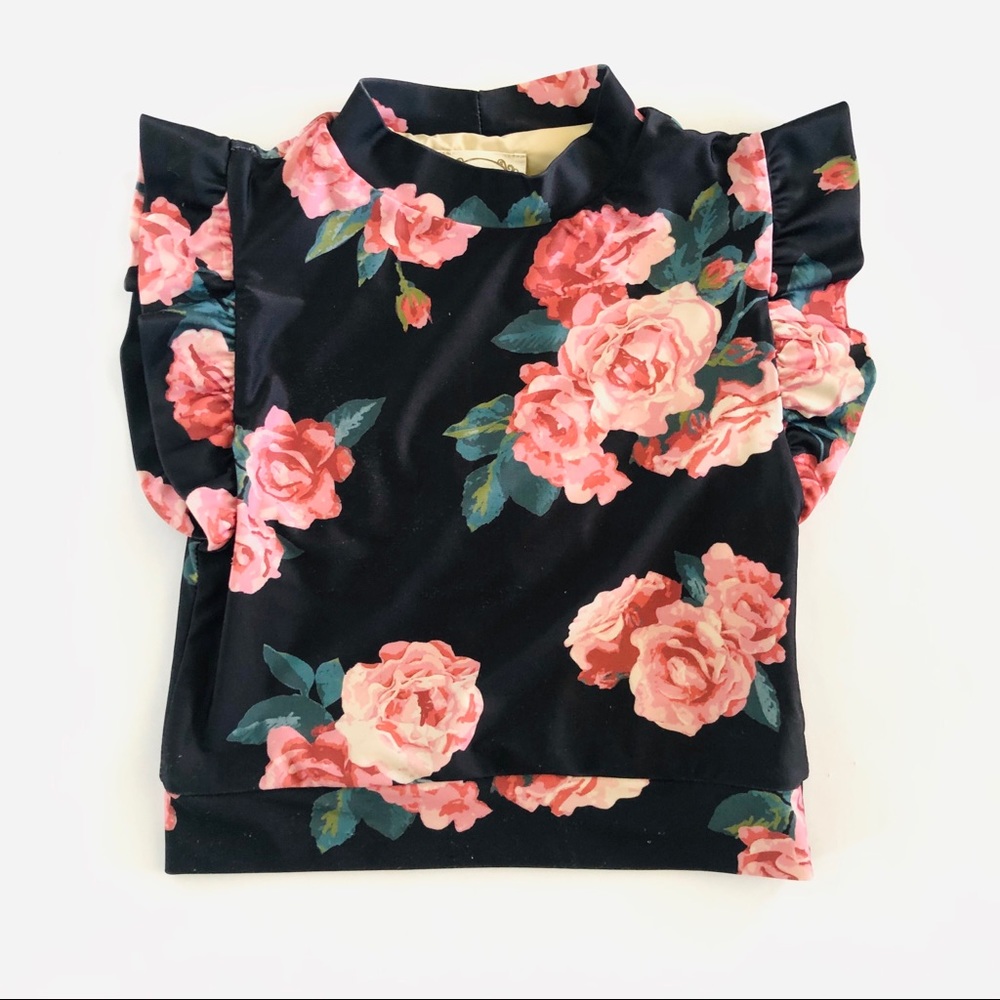 Mia Joy Rose Swim Top - Girls 8